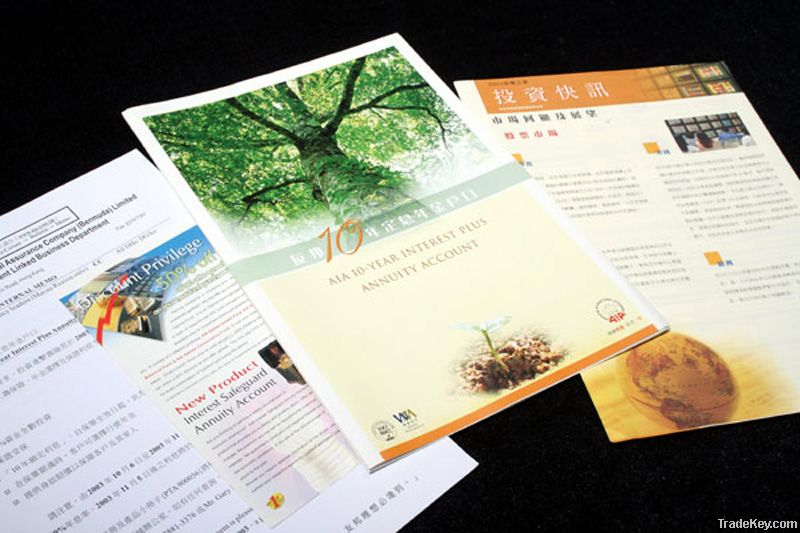 Brochure, Booklet, Advertising, Manual Printing Service