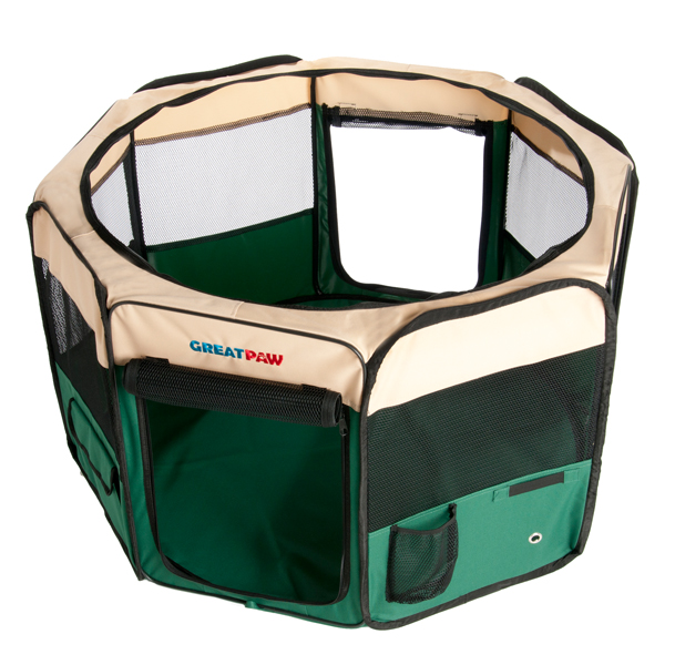 Great Paw Hideaway Soft Pet Play Pen