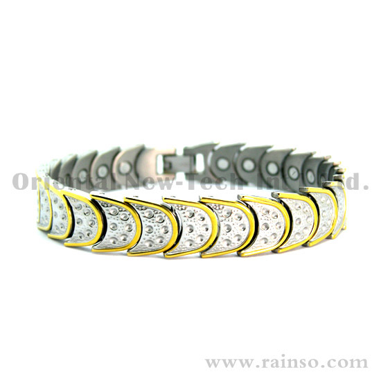 Delicate Leisure Stainless steel Bracelet with Magnetic(OSB-768)