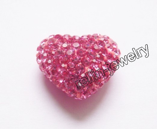 Fashion Heart Crystal Pendants