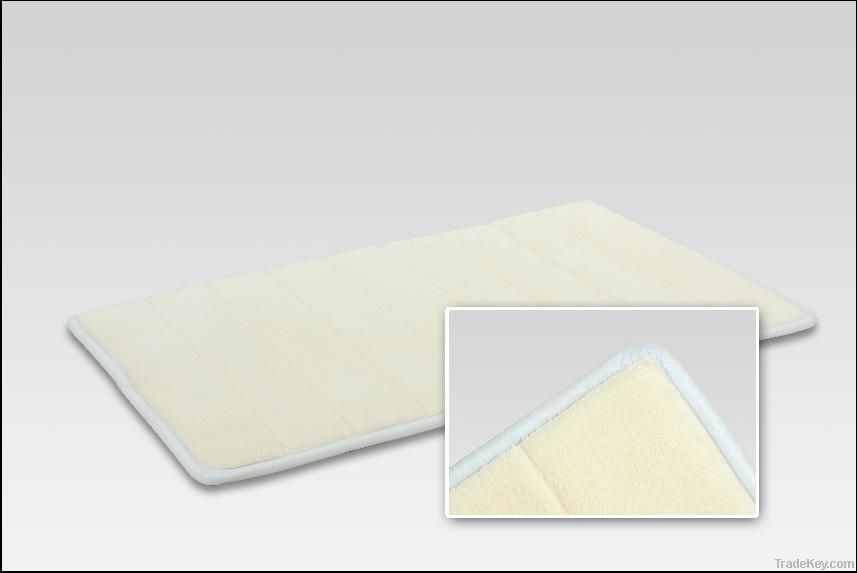 Memory foam bath mat