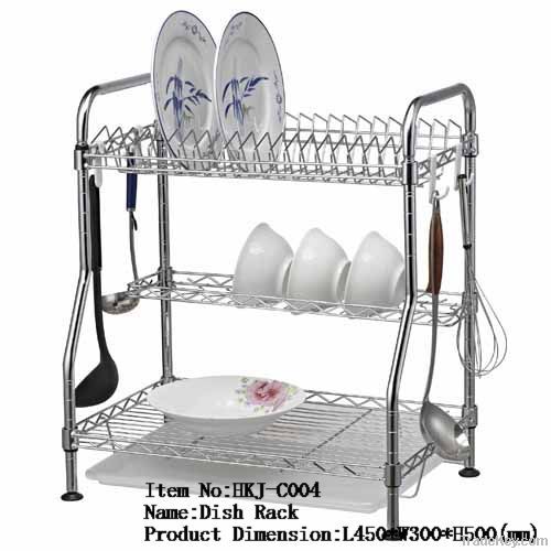 3 Tiers Adjustable Dish Rack