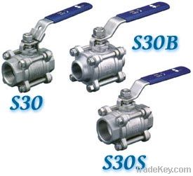 3 PC Full Bore Ball Valve 1000 Psi