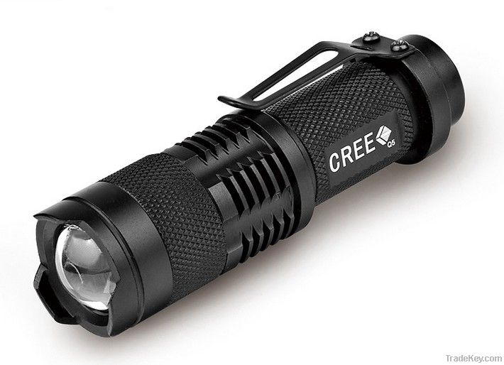 Mini Adjustable Focus Zoom Flashlight