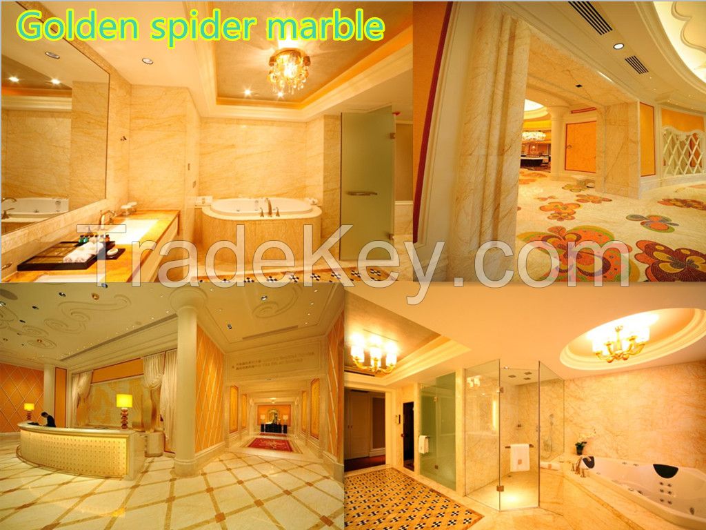 Golden marble price yellow color marble for decoration