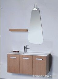 solid wood bathroom cabinet