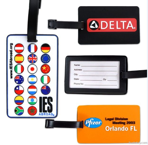 pvc luggage tag