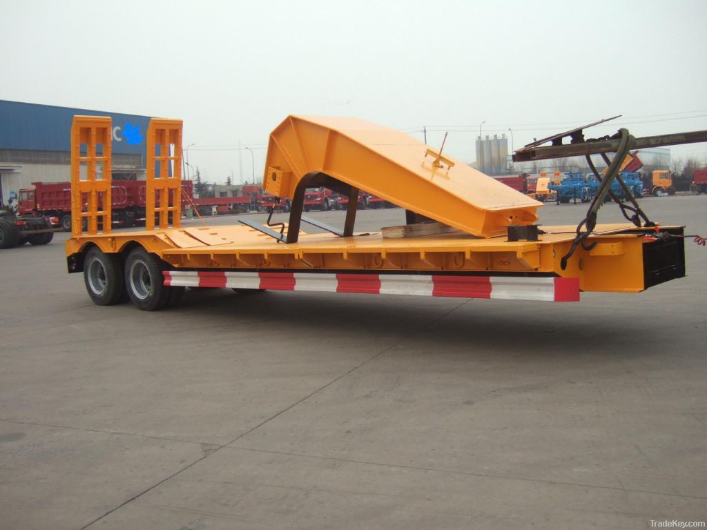 low bed semi trailer