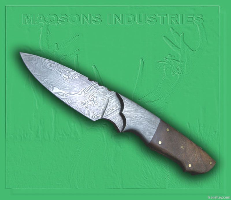 Damascus Hunting Knife