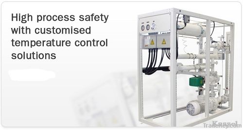 Oil-operated temperature control machine