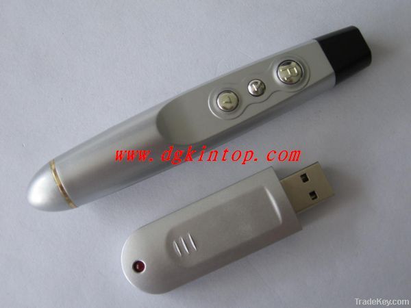 RF remote control wireless laser presenter