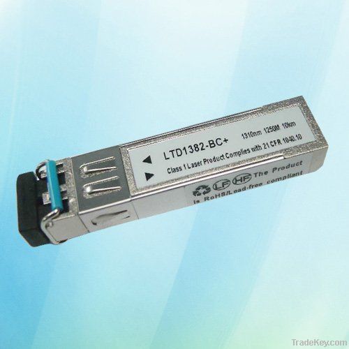 Multi-rate DWDM SFP Transceiver, 80km reach