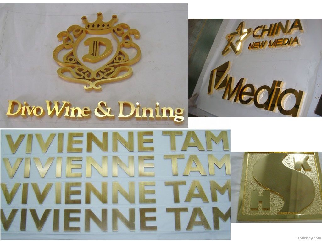 Electroplating Sign