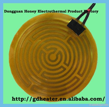 Energy-saving and high thermal efficiency PI (polyimind) metal heater