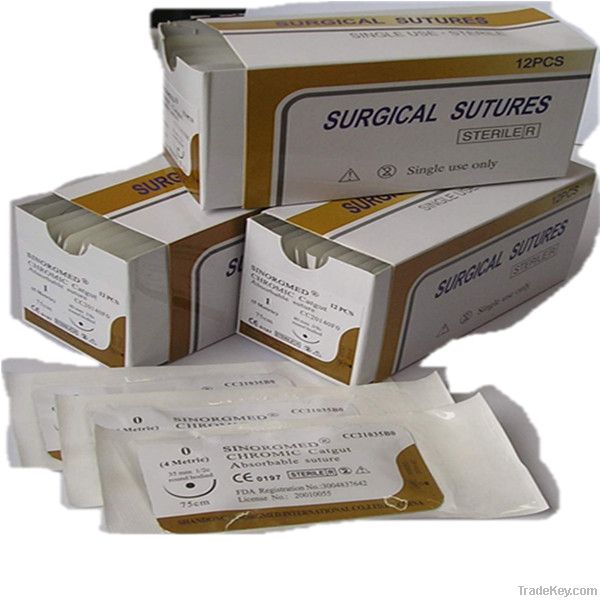 CHROMIC CATGUT SUTURE