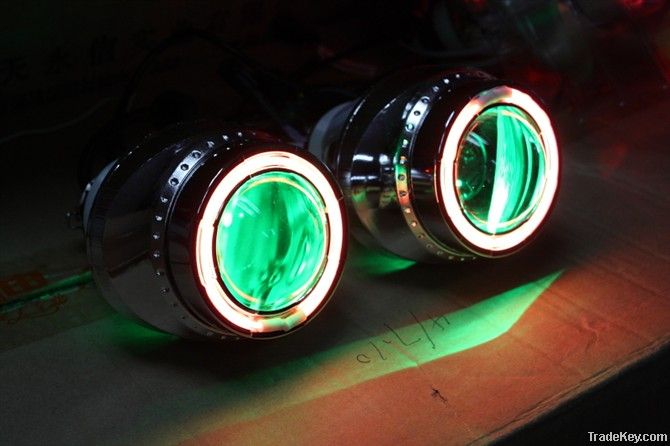 9006 Bi-xenon 11  Projector Lens light with Angel Eyes