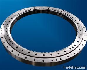 Three-row slewing ring for crane