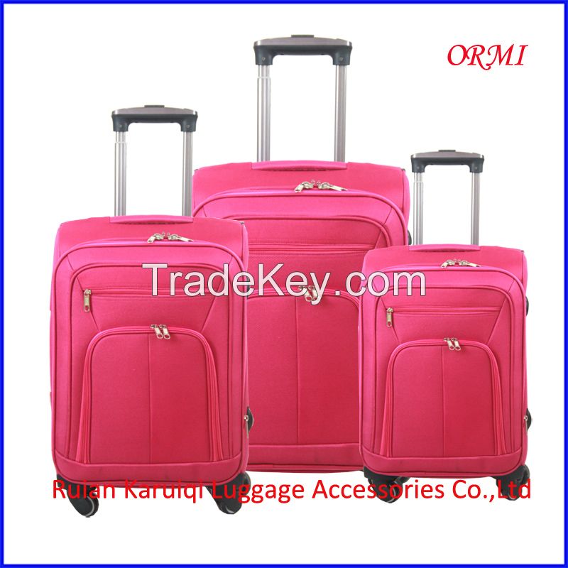 cheap soft eva travel trolley luggage