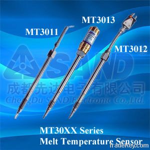 Melt temperature sensor