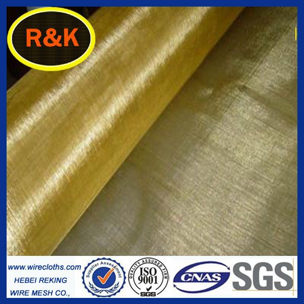 Shielded signals Copper Wire Mesh/ brass decorative wire mesh