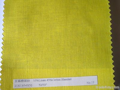 Linen cotton fabric