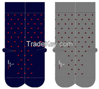 dotted cotton socks 