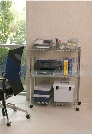 3 Tier wire shelving