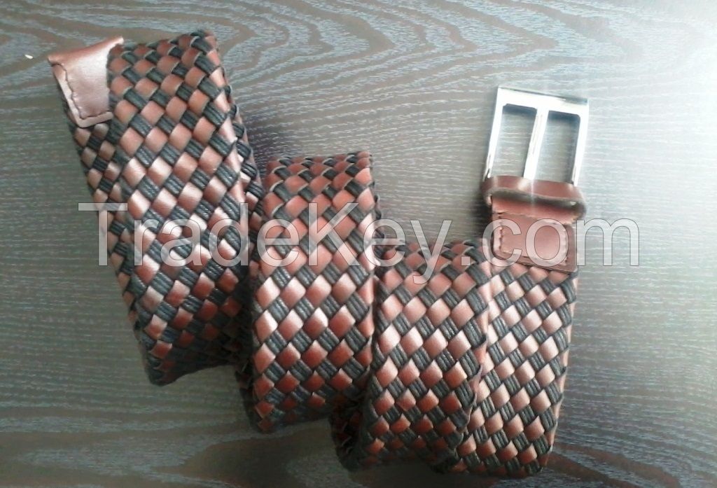 Braided Leather Belts