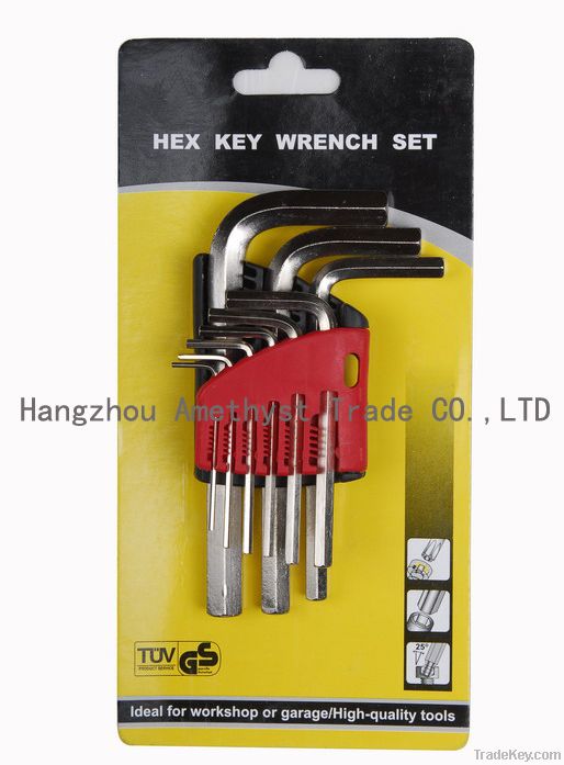 9pcs hex key