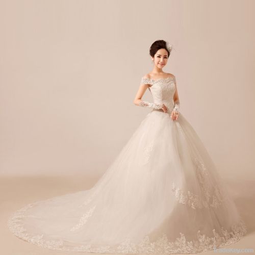 a word should hem lace wedding dress