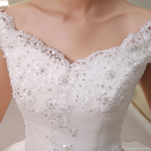 Semi Cathedral Lace Dress