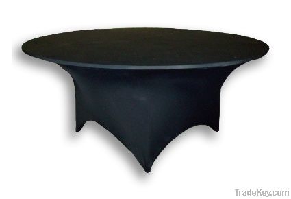 Black Spandex Table Cover