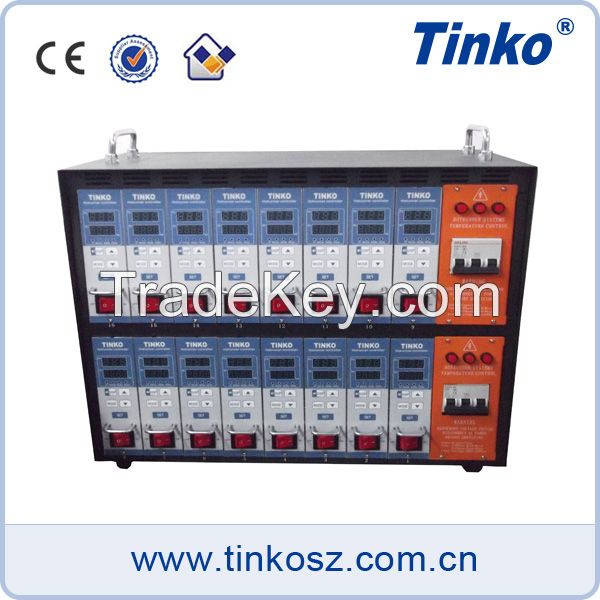 Tinko brand 16 zone dual hot runner temperature controller for injection mold provide OEM service