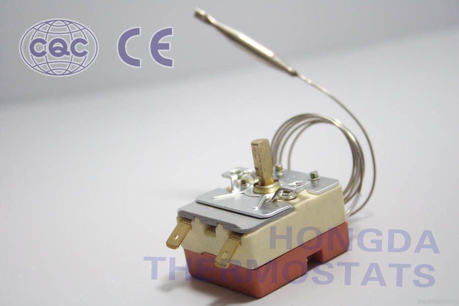 Temperature adjustable thermostat