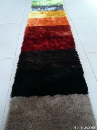 polyester silk shaggy carpets