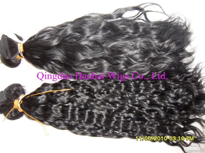 top quality, hair weft, 100% human hair, machine made