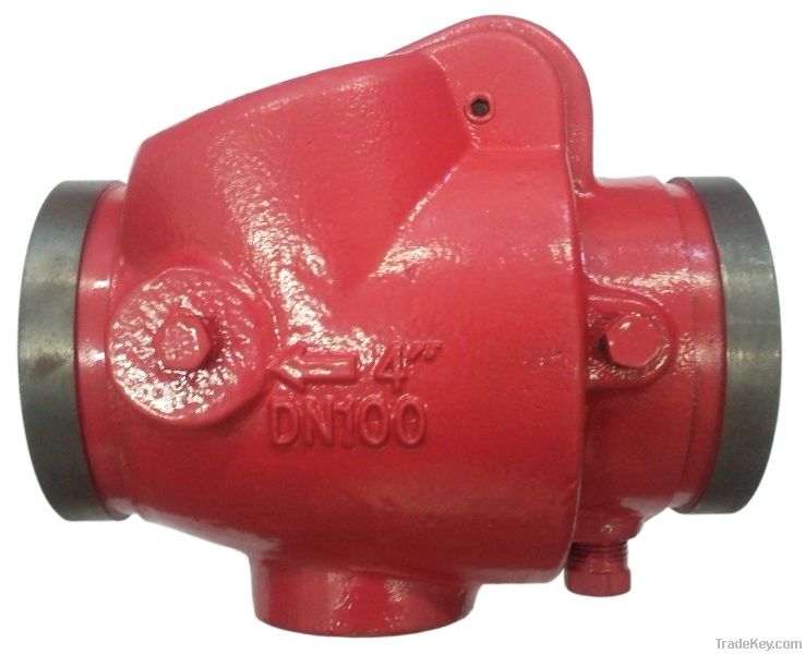 FM/UL Swing Check Valve-350 PSI Grooved-End