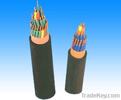 Fluoroplastic insulated flame-proof PVC sheathed control cable