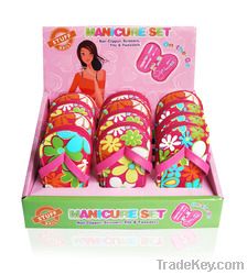 Flip flop manicure set