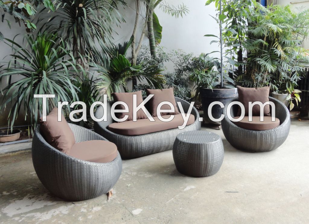 Resin wicker furniture, outdoor rattan furniture, plastic wicker furniture