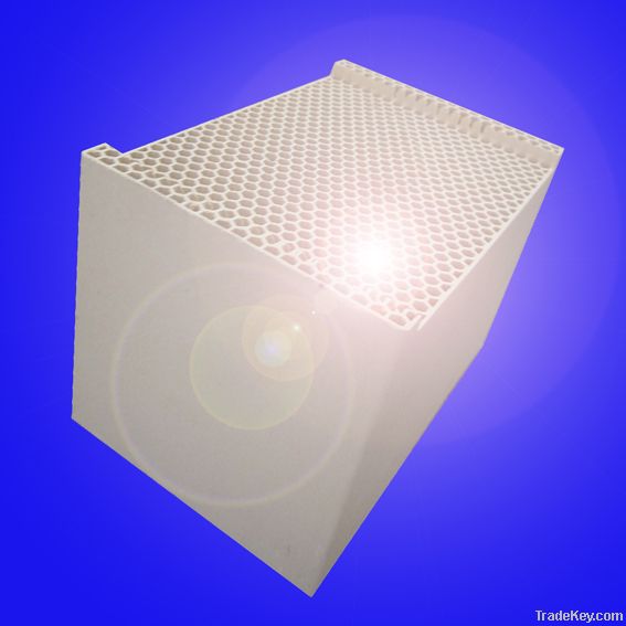 Al2O3 ceramic honeycomb substrate For HTAC