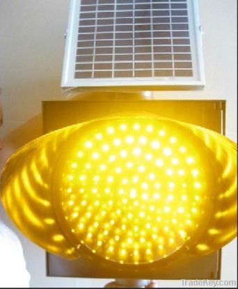 Solar Yellow Warning Light