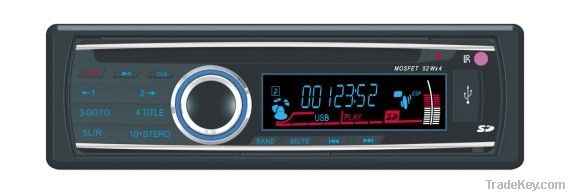 Detachable car DVD player with USB SD aux in socket