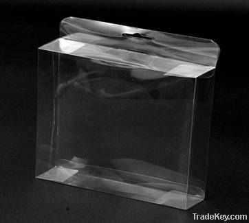 clear PVC/PET/PP folding box