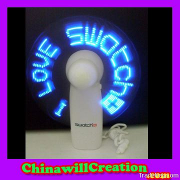 New style led messgae fan