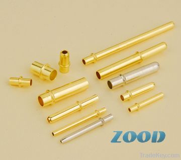 Brass tubular pin connectors