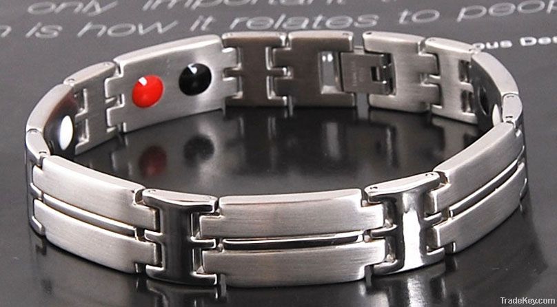 316L stainless steel magnetic jewelry, Bio magnetic titanium bracelets