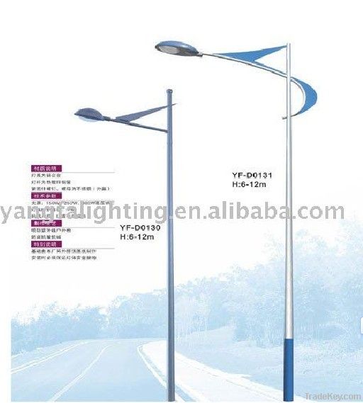 Powerful solar road lamp