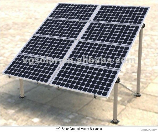 VG-Solar Ground Mount 8 panels-solar mounting system