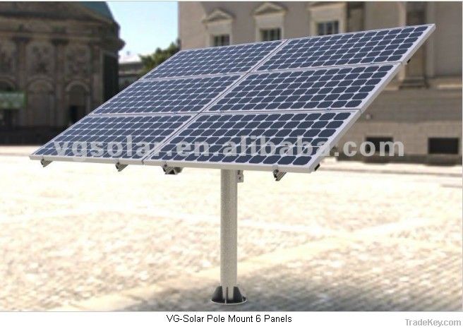 VG-Solar Pole Mount 6 Panels - solar mounting system